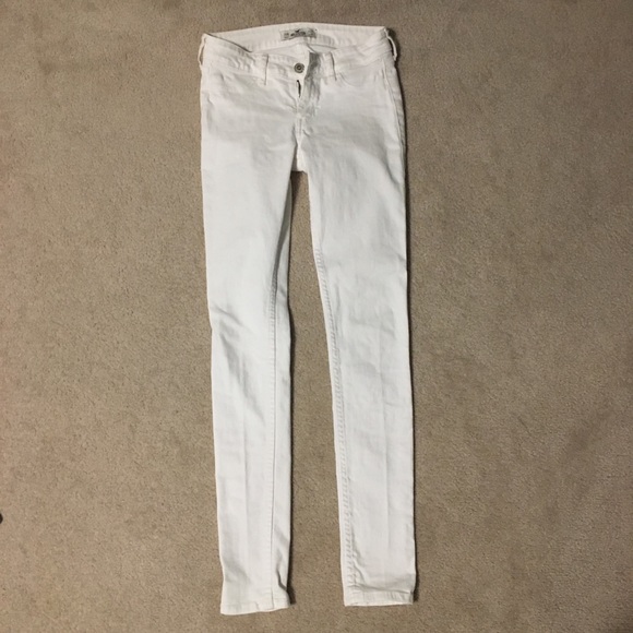 White hollister super skinny jeans - Picture 1 of 5